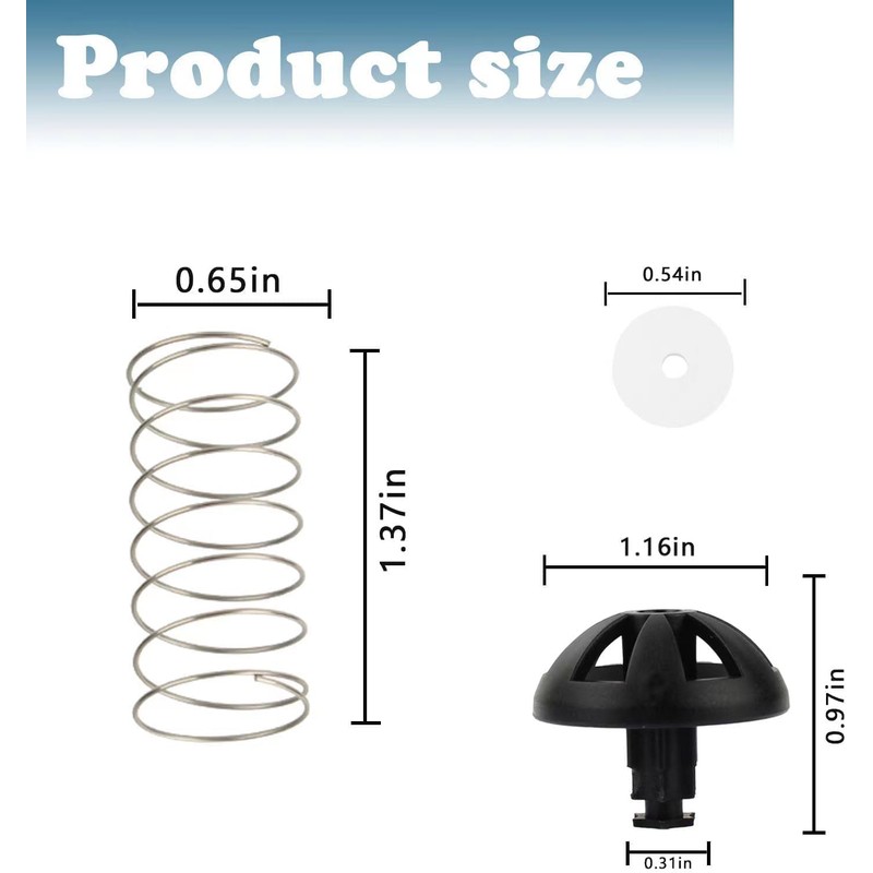 Coffee Machine Brew Basket Bottom Spring Loaded Stopper Kits Replacement