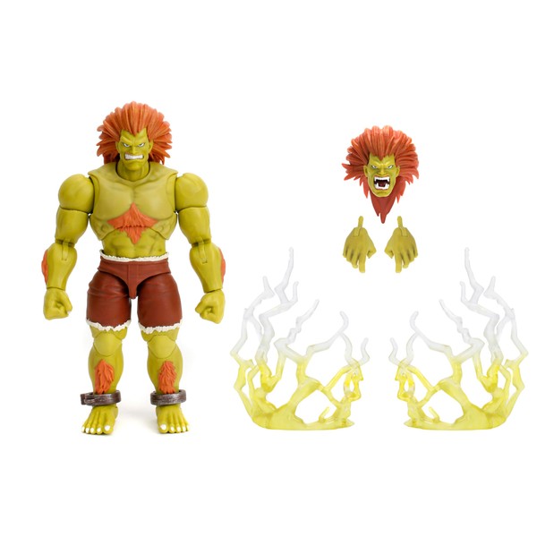 Jada Toys Street Fighter Blanka Figure (19 cm) - Movable