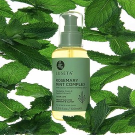 Luseta Aceite de romero para fortalecer el crecimiento del cabello, aceite para adelgazar el cabello, hidratar y nutrir el cabello dañado y...        