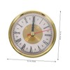 FUNOMOCYA Retro Quartz Clock Insert Round DIY Clock Face with