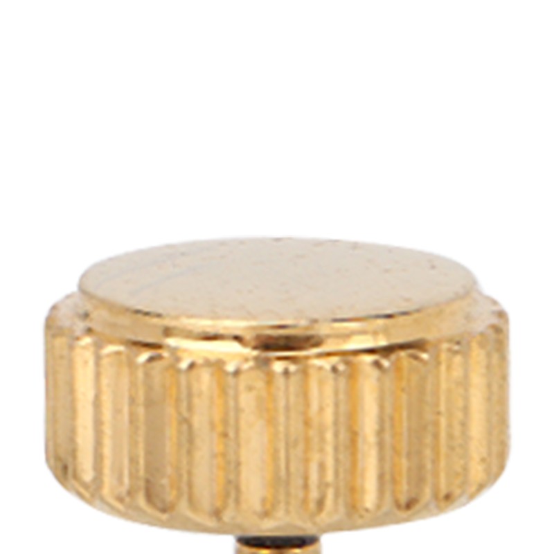 5 Pcs Professional Watch Crown Parts Gold Steel Wrist Watch