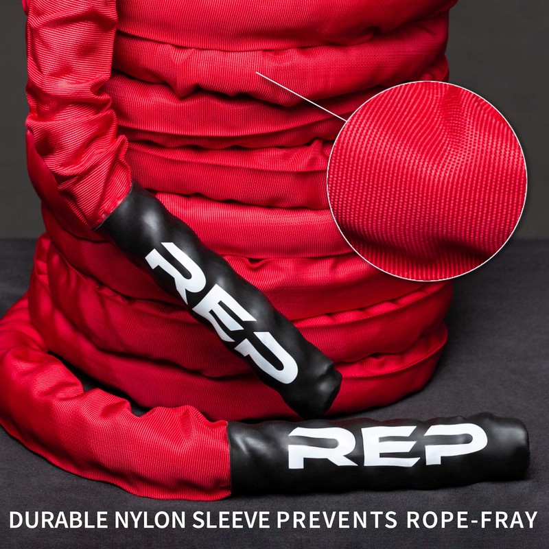 REP Battle Ropes - PolyDacron Battle Rope for Strength and
