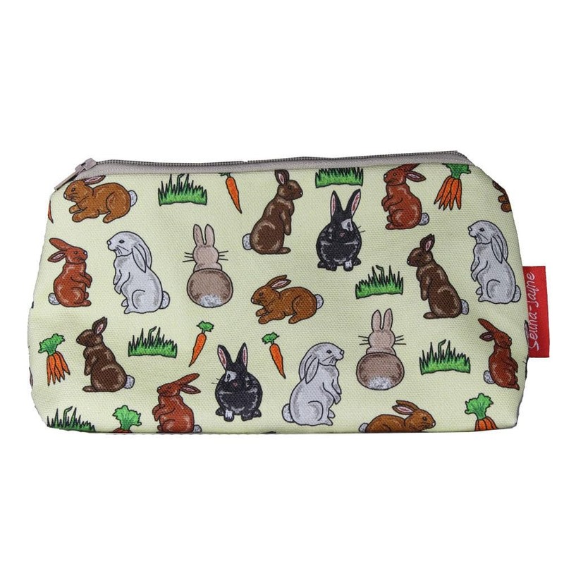 Rabbits Cosmetic Bag by Selina-Jayne