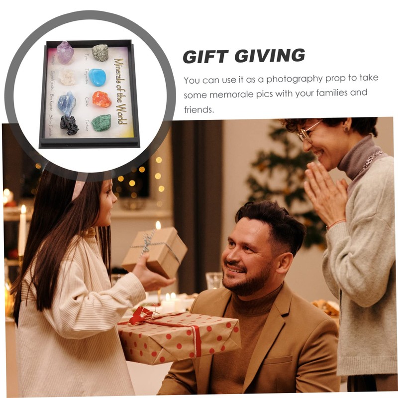 ULTECHNOVO 1set Natural Stone Specimen for Educational Use Unique Irregular