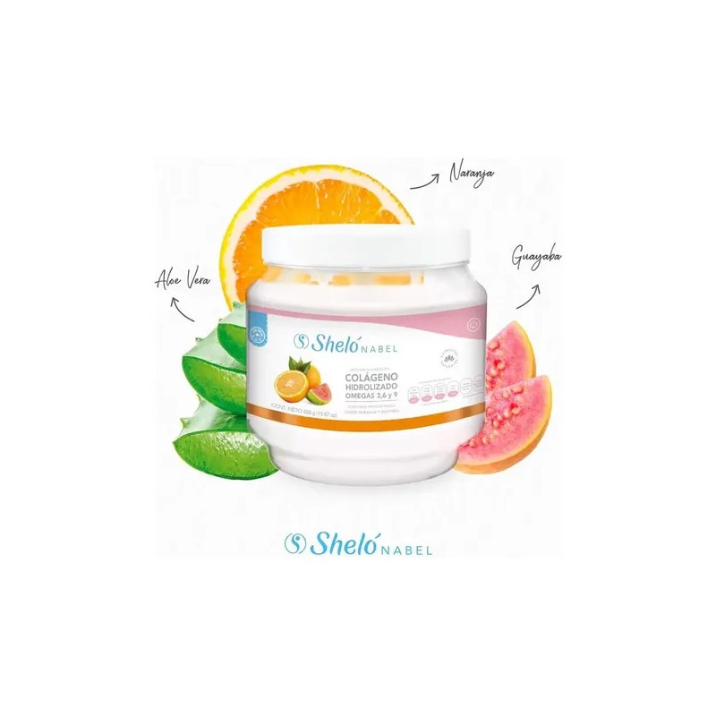 Omegas 3-6-9 Colágeno Hidrolizado Sheló Nabel Hydrolyzed Collagen with Omega