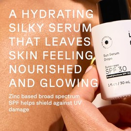 Acure | Serum facial FPS 30 | Nutre tu piel mentras la protege del sol | Con vitamina E, manteca de Karité y zinc, 30 ml