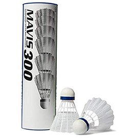 Yonex Mavis 300 White Nylon Shuttlecocks 1/2 Dozen 4 tubes
