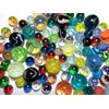 Mega Marble Marbles for Stained Glass Fencing DIY Project 25 Translucent Mixed Colors Sizes