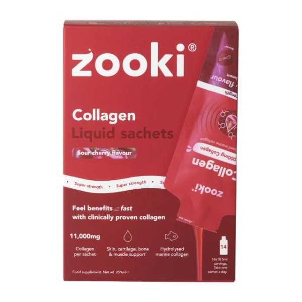 Zooki Collagen Super Cherry Flavour 14x18.5ml