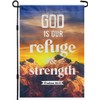 CHAONENG America Forever Bible Verse Garden Flag - 12 x