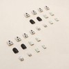 Press on Nail Short Square Length, 24Pcs Full Cover Reusable