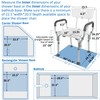 Vaunn Medical Deluxe Spa Shower Chair with Arms and Back,