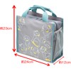 Takagi Metal NV-DSLB Lunch Bag, Cold Insulation, For 2 Tiers