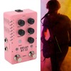 Stereo Delay Effect Electric Guitar Single Effector Support Storage with