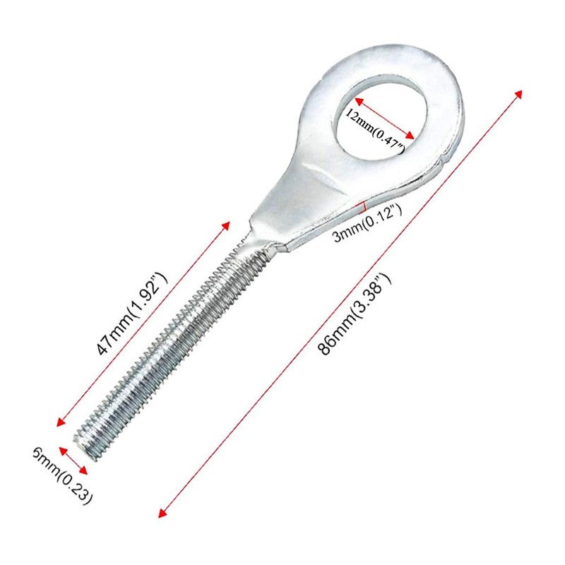 DSkoiph 2 Pack Chain Adjuster Tensioner Motorcycle Metal Chain Axle