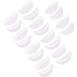 10 pares Kit Lifting Pestañas Almohadillas de Silicona Transparentes para Permanente y Levantamiento Pads Anatómicos Seguros y Duraderos para Salón Profesional