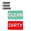 sourcing map Dishwasher Magnet Clean Dirty Sign Rectangle Red-Green Version,