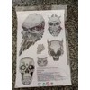 1 Sheet Skull Dead Sensemann Devil Sticker Motorsport Motocross Car
