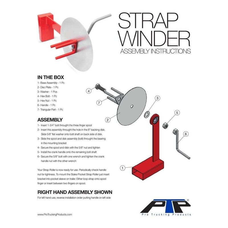 Pro Trucking Products SPSW1 Heavy Duty Trailer Stake Pocket Mounted