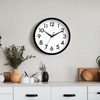 DAXSMY Wall Clock Analog 10 Inch Silent Non Ticking Battery
