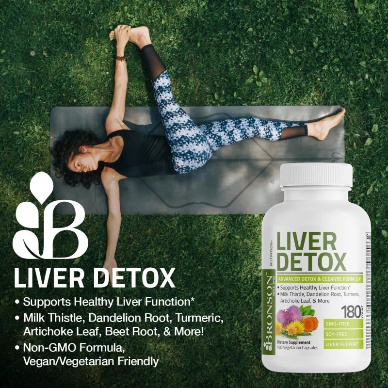 Liver Detox #1 cápsulas Naturales Para Limpiar El Higado Graso
