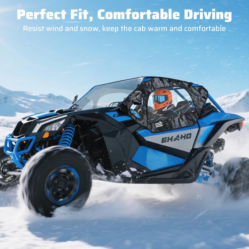 Soft Upper Doors Compatible with Can Am Maverick X3, Upper
