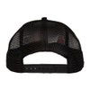 ACDC Distressed Embroidered Trucker Cap - 100% Recycled Polyester, Black,