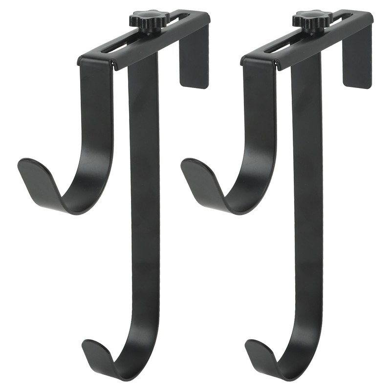 2Pcs Pool Pole Hanger Adjustable Metal Iron Pool Pole Hook