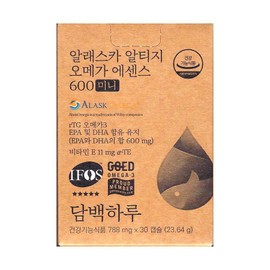 A simple day Simple Day Alaska Altige Omega Essence 600 Mini 788mg x 30 Capsules (5) / 담백하루 알래스카 알티지 오메가 에센스 600 미니 788mg x 30캡슐 5개