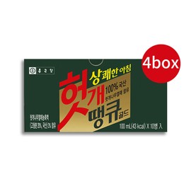 Chong Kun Dang 4 sets Chong Kun Dang Hutgae Thank You Gold 100mlx10 bottles 4 boxes / 4세트종근당 헛개 땡큐 골드 100mlx10병 4박스