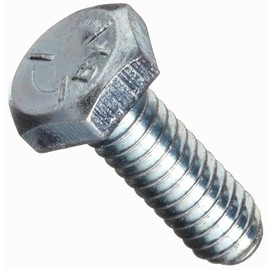 Ecom Fasteners 9/16 inch x 2 inch Hex Cap Screw Grade 5 Zinc Plated Steel (Quantity: 25 pcs) Made in USA, 9/16-12 x 2 Hex Bolt/Coarse Thread/Fully Threaded