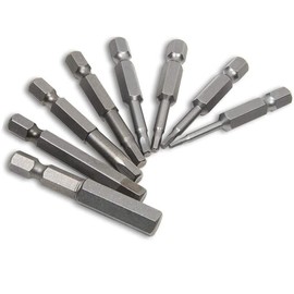 8pcs Magnetic Drill Screwdriver Bits Set, H1.5 - H8 1/4" Hex Shank 50mm Metric Inner Hexagon Bit For Engineering, Machinery, Maintenance of Household Appliances