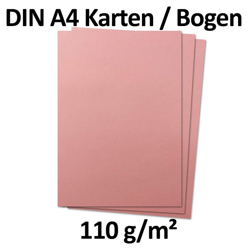DIN A4 Writing Paper, Plano Sheet Craft Paper, 110 g/m²,