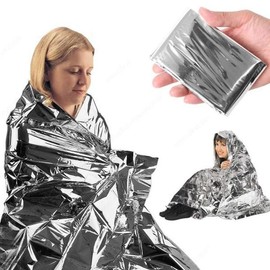 ISOP Rescue Blanket Gold & Silver | 11 Units Large Size 82 x 63 in | Emergency Thermal Blankets Survival Blankets First Aid | Warmth Retaining Blanket | Multi-Use Lightweight & Compact