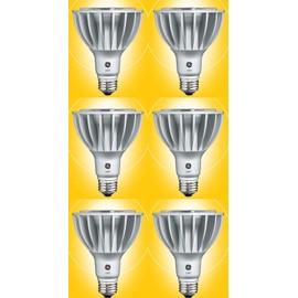 GE Lighting (6 bulbs) GE nighthawk LED PAR30 Longneck, 24 watt, 2200 lumens, 3000K warm