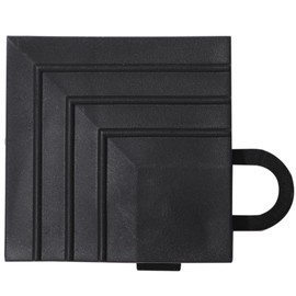 ISL Garage Tile Corner Parts, Black, Set of 4, Commercial Use, High Load Capacity Model