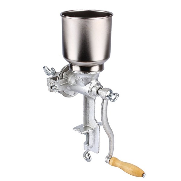 Manual Grain Grinder Machine Corn Nut Flour Mill Kitchen Tool