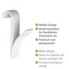 Wenko 4468160100 Hook for Towel Heaters Plastic Set of 2