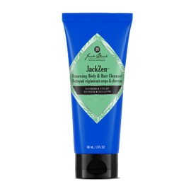 Jack Black Jackzen Renewing Body & Hair Cleanser, 3 oz. – Earthy Fragrance, Body Cleanser, Shower Gel, Body Wash for Men & Women, Shower Soap for Dirt & Sweat