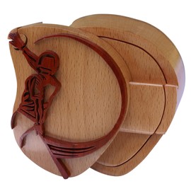 Baseball keepsake box Hidden Compartment