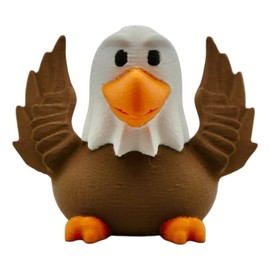 Eagle Duck Figurine – Funny Dashboard & Desk Décor – Quirky Collectible – 3D Printed in Canada