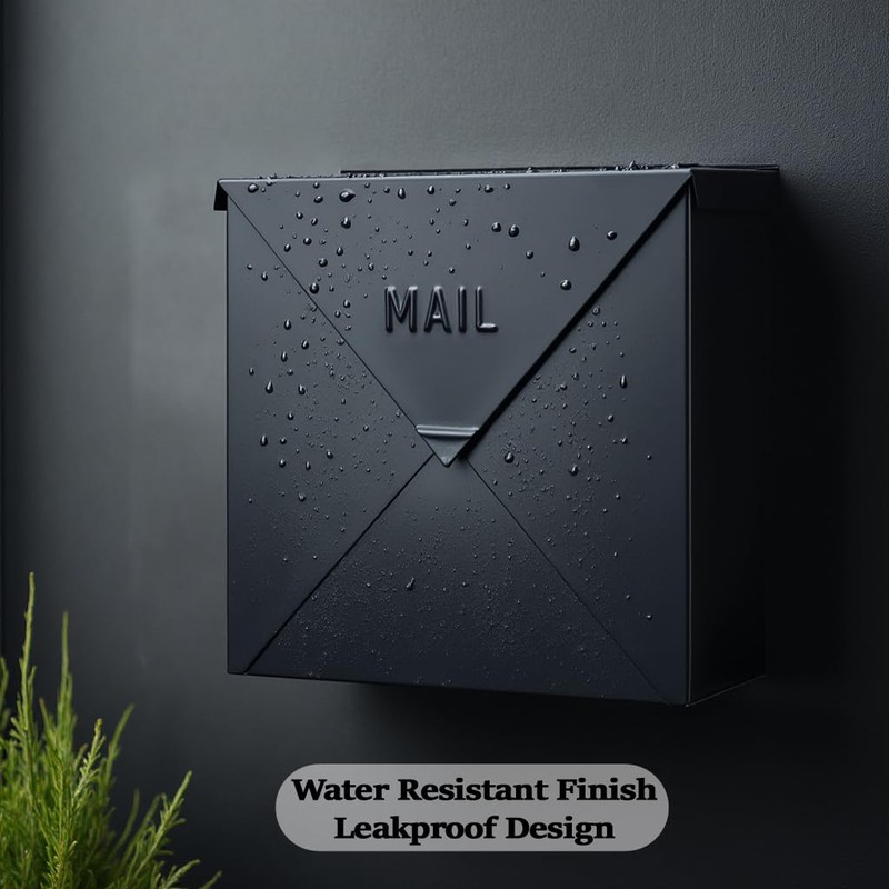 NACH Mailboxes for Outside Wall Mount, 10 x 10 x