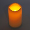 3pcs Electronic LED Candles Plastic Flameless Flickering Pillar Fake Candles