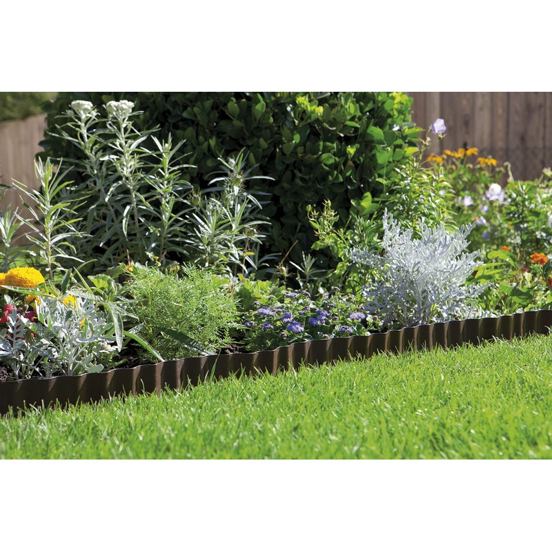 Gardena Flower Bed Edging Fence Brown 9cm 530-20 Product Warranty: