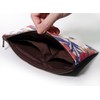 kaiteki ART Original Multi-Pouch with Japanese Canvas/Pocket/Bag-in-Bag/Flower Pattern