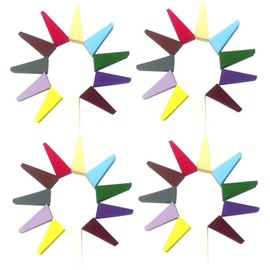 Healeved 50pcs Makeup Sponges Women Makeup Puff Cosmetics Foundation Blender Soft Wedges Face Sponges