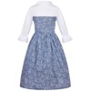 SIZGAROOT - Disfraz colonial para niña pionera, vestido de pradera