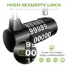 KeeKit 5 Digit Combination Lock, Re-settable Combination Padlock, Outdoor Combo