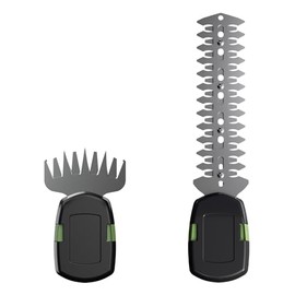 LURSKY SK5 8.89'' Hedge Trimmer Blade Maximum Cutting 1/4'' and 4'' Grass Cutting Blade Maximum Cutting 3/8'' Total 2 Pieces, Suitable for LURSKY Green Hedge Trimmer, Only Blade