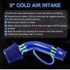 AICARS Car Cold Air Intake Filter Induction Kit 3" Pipe